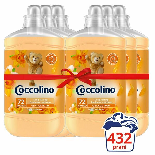 Coccolino Aviváž Orange Rush 6x1,8l porovnat ceny