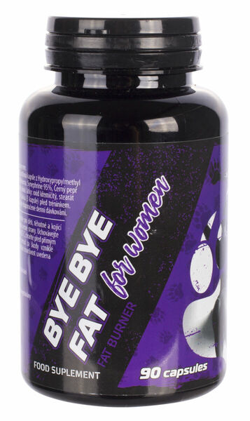 Bear Foot Nutrition  BEAR FOOT stimulační a termogenní spalovač BYE BYE FAT 90kps porovnat ceny