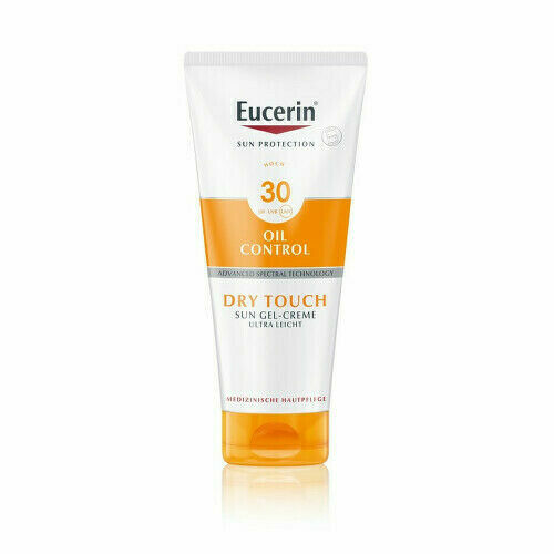 EUCERIN SUN Krémový gel na opalování Dry Touch Oil Control SPF 30 200 ml porovnat ceny