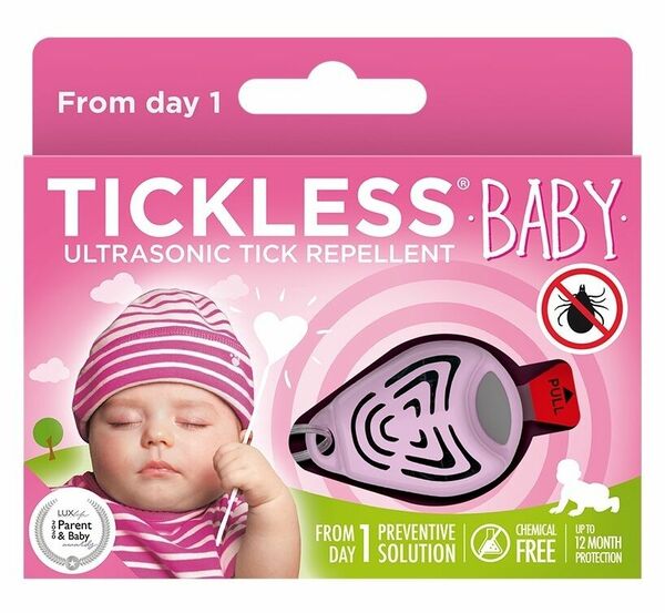 TICKLESS® BABY Ultrazvukový odpuzovač klíšťat růžový porovnat ceny