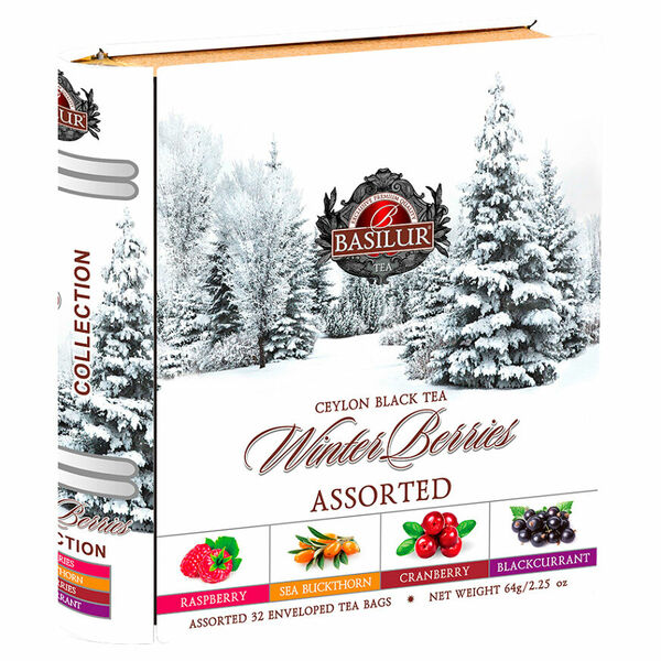 BASILUR Winter berries book assorted černé čaje 32 sáčků porovnat ceny