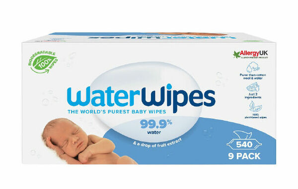 WATERWIPES 100% BIO odbouratené ubrousky 9x60ks porovnat ceny