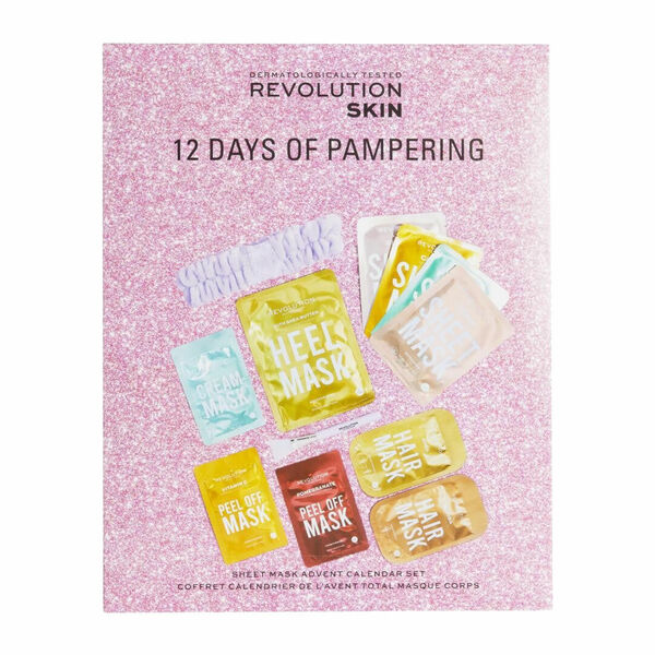 Revolution Skincare, 12 Days of Face, Body & Hair Mask Advent Calendar, sada 12 ks porovnat ceny