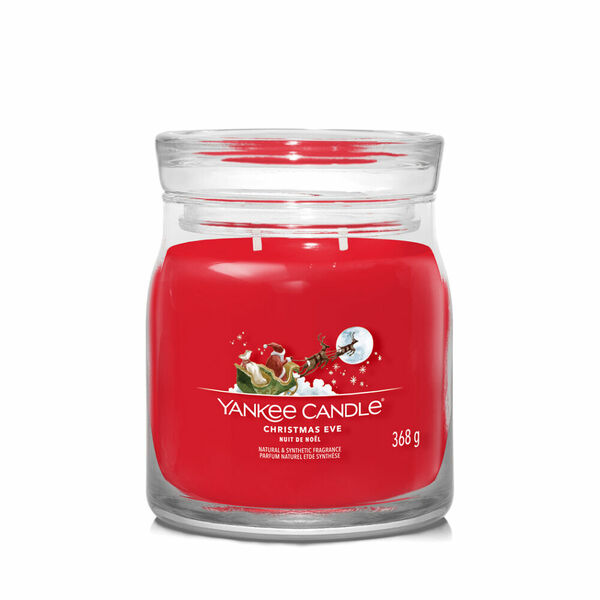 YANKEE CANDLE Signature Vonná svíčka střední 2 knoty Christmas Eve 368 g porovnat ceny