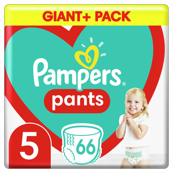 Pampers Plenkové kalhotky Pants velikost 5 66ks porovnat ceny