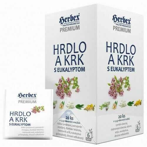 HERBEX Hrdlo a krk s eukalyptem n.s.20x1.5g porovnat ceny