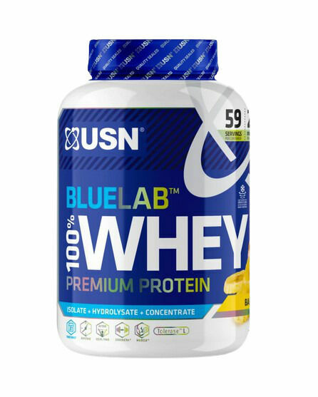 USN BlueLab 100% Whey Protein Premium banán 2000g porovnat ceny