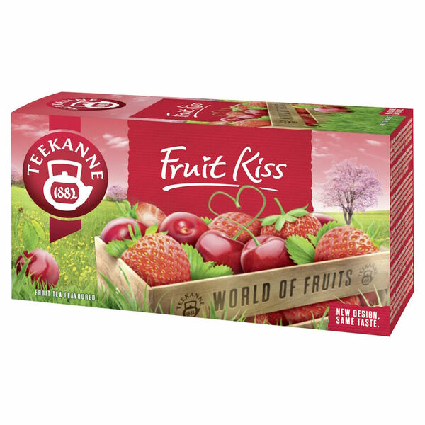 TEEKANNE Fruit Kiss třešně s jahodami ovocný čaj 20 sáčků porovnat ceny