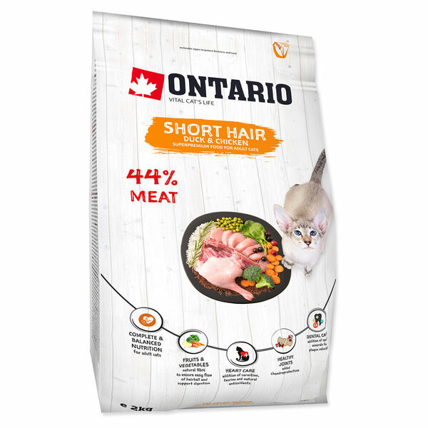ONTARIO Cat shorthair granule pro kočky 2 kg porovnat ceny