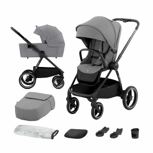 Kinderkraft Kočárek kombinovaný Nea 2v1 Platinum Grey, Premium porovnat ceny