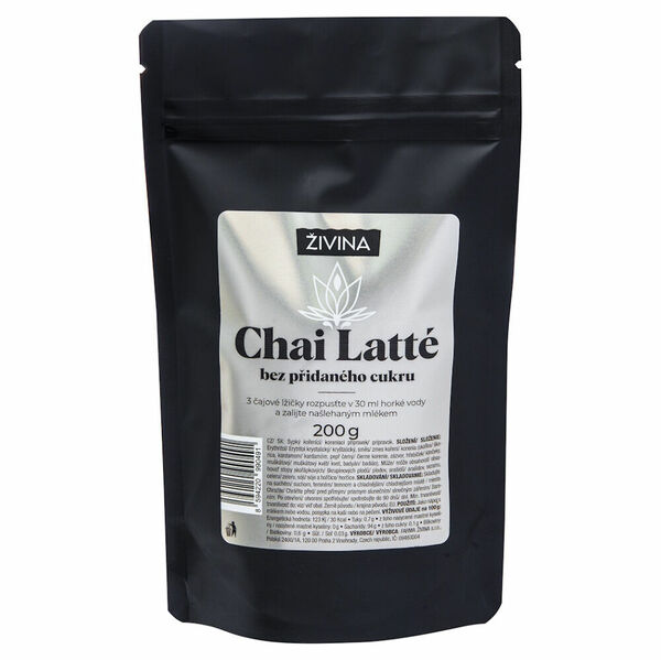 ŽIVINA Chai Latté bez přidaného cukru 200 g porovnat ceny
