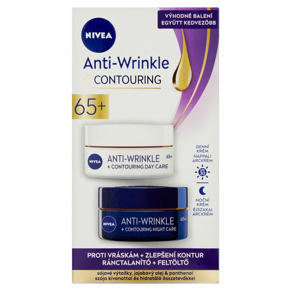 NIVEA Denní a noční krém pro zlepšení kontur (65+)  2 x 50 ml porovnat ceny