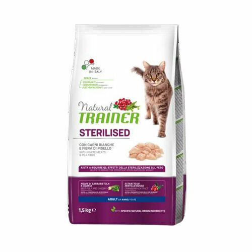 Trainer Natural Cat Sterilised drubezi maso 1.5 kg porovnat ceny
