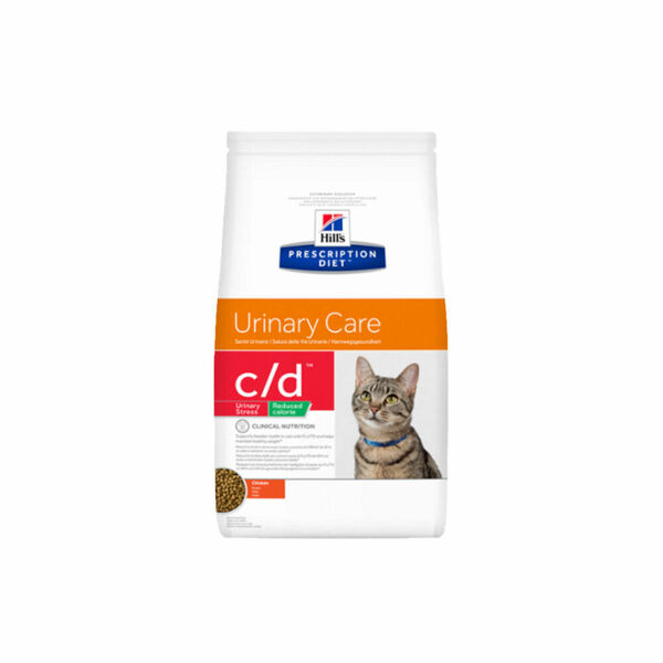 Hill's Prescription Diet™ c/d™ Feline Urinary Stress Reduced Calorie Chicken granule 1,5 kg porovnat ceny