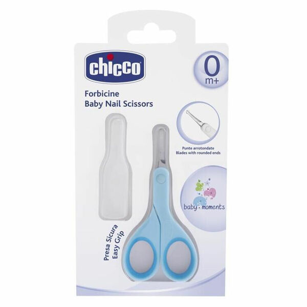 CHICCO Nůžky s kulatou špičkou modré porovnat ceny