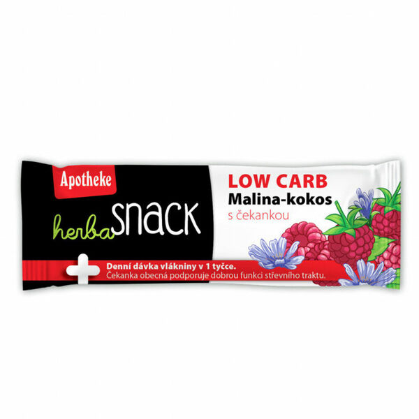 APOTHEKE Herba snack low carb malina kokos tyčinka 55 g porovnat ceny