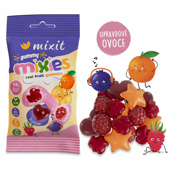MIXIT Ovocné Mmxies přírodní želé bonbony 35 g porovnat ceny