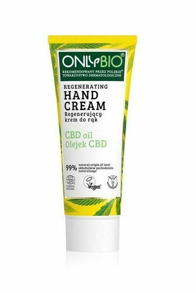 OnlyBio Regenerační krém na ruce s konopím a CBD olejem 75 ml porovnat ceny