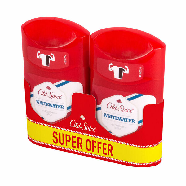 OLD SPICE Tuhý deodorant Whitewater 2 x 50 ml porovnat ceny