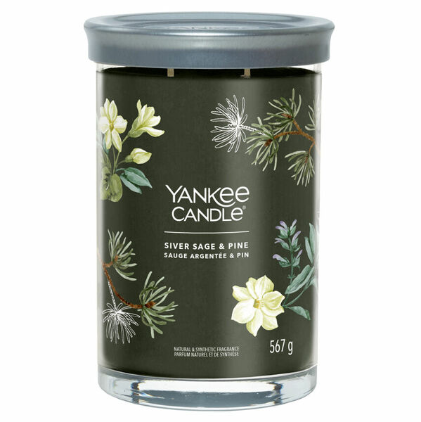 YANKEE CANDLE Signature Tumbler velký Silver Sage & Pine 567 g porovnat ceny