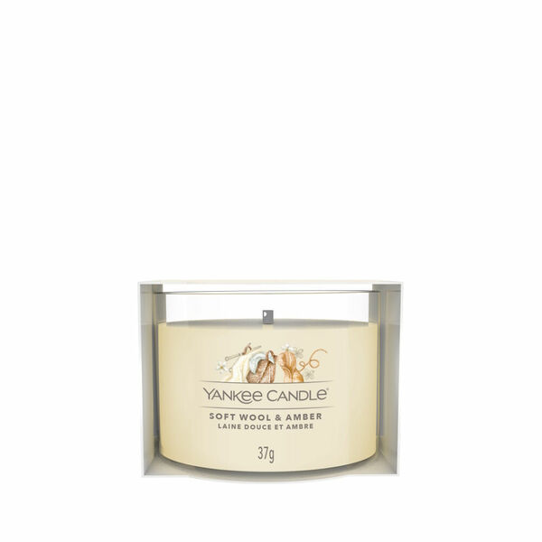 YANKEE CANDLE Soft Wool & Amber votiv ve skle 37 g porovnat ceny
