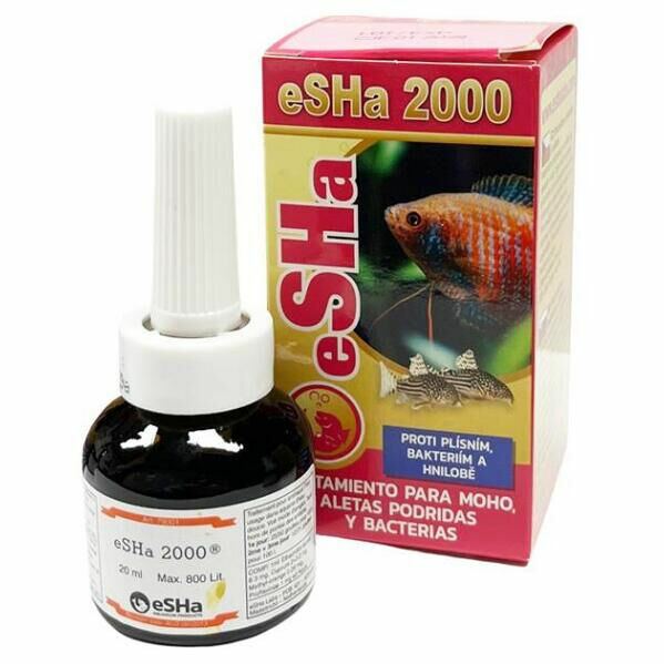 ESHA 2000 Ošetření ryb proti plísňovým a bakteriálním příznakům 20 ml porovnat ceny