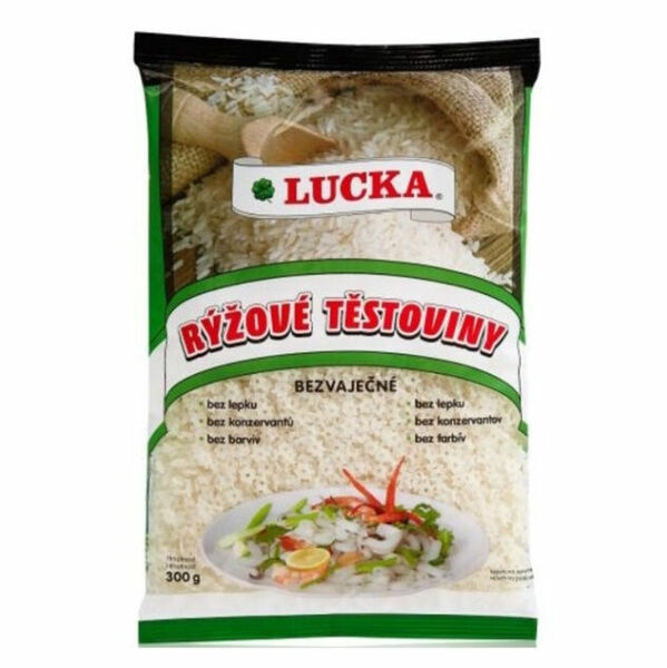 LUCKA Těstoviny rýžové hvězdičky do polévky 300 g porovnat ceny