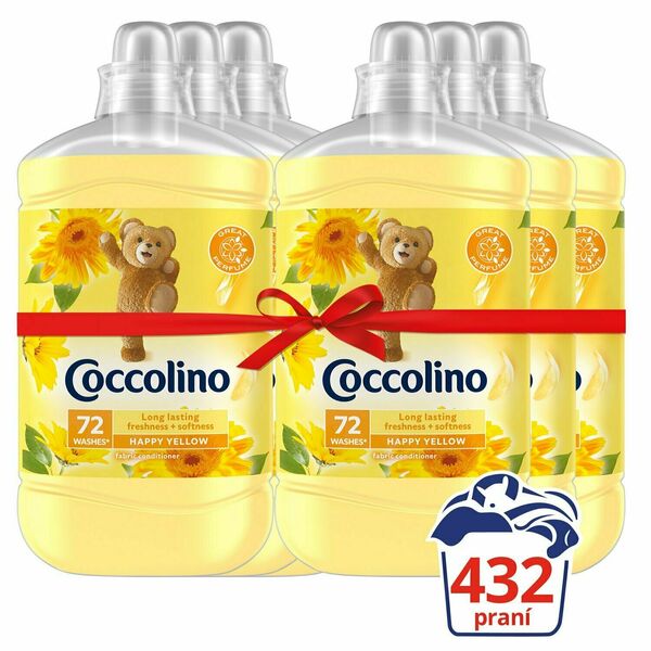 Coccolino Aviváž Happy Yellow 6x1,8l porovnat ceny