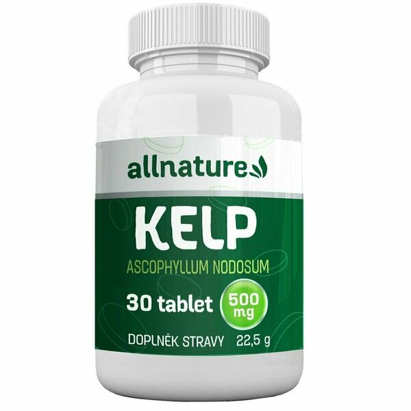 Allnature Kelp 500 mg, 30 tablet porovnat ceny