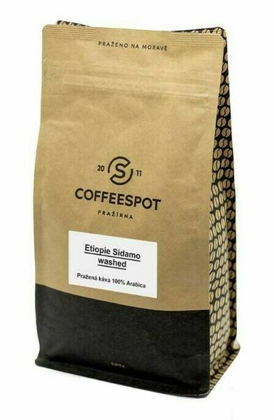 Coffeespot Etiopie Sidamo Washed zrnková káva 500 g porovnat ceny