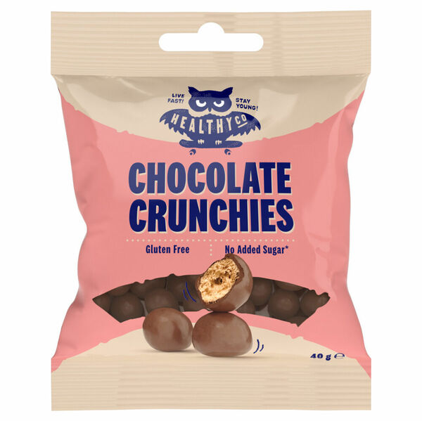 HEALTHYCO Chocolate crunchies 40 g čokoládové křupky porovnat ceny