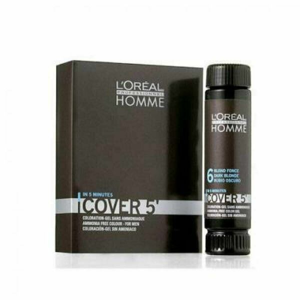 L'ORÉAL Homme Cover 5' Gelová barva na vlasy Světle hnědá 3x50 ml porovnat ceny
