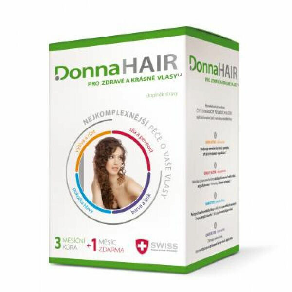 DONNA HAIR 4 měsíční kúra 90+30 tobolek ZDARMA porovnat ceny