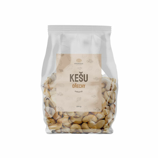 Aporosa Kešu jádra natural 1000g porovnat ceny