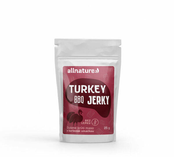 ALLNATURE Turkey BBQ Jerky sušené maso 25 g porovnat ceny