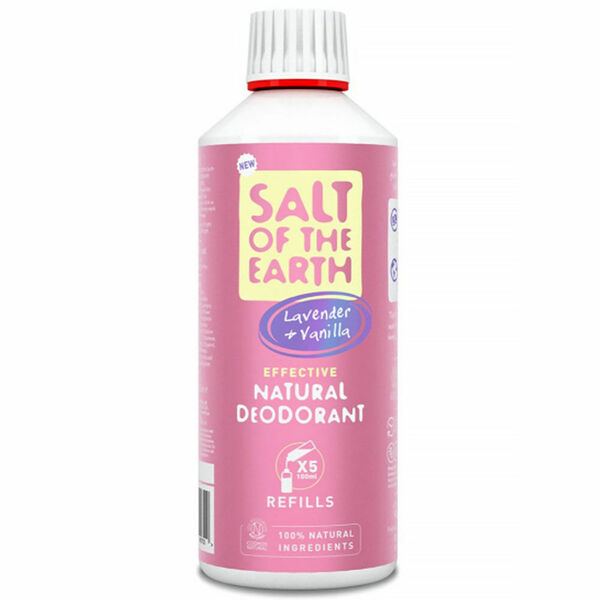 SALT OF THE EARTH Přírodní minerální deodorant Levander & Vanilla náhradní náplň 500 ml porovnat ceny