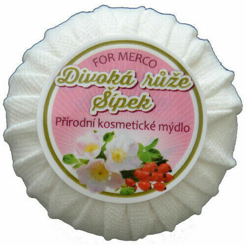 Přírodní kosmetické mýdlo DIVOKÁ RŮŽE & ŠÍPEK 100g porovnat ceny