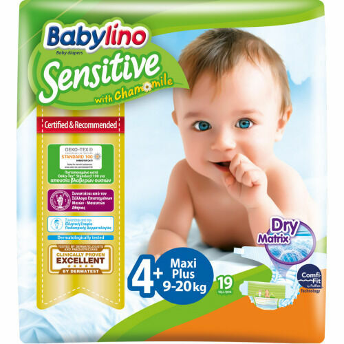 Babylino Sensitive pleny 4+, 9-20 kg, 19 ks porovnat ceny
