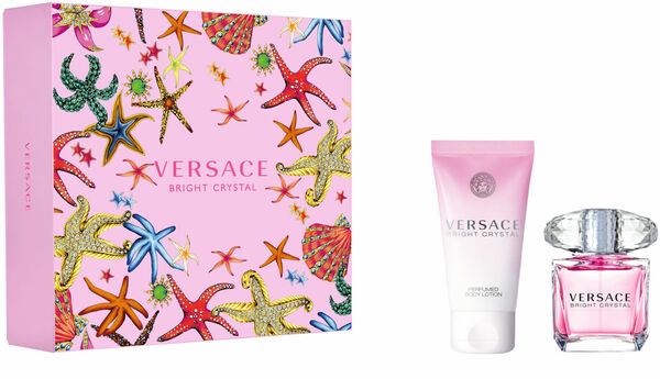 Versace Bright crystal Set(EdT90+BL100+SG100+mini EdT5ml) porovnat ceny