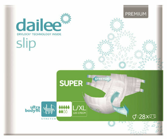 Dailee Zalepovací kalhotky Slip Premium Super L/XL 28ks porovnat ceny