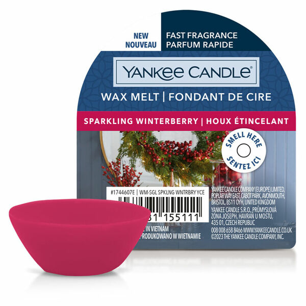 YANKEE CANDLE Vonný vosk Sparkling Winterberry 22 g porovnat ceny