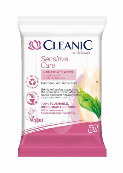 Cleanic Sensitive Care Ubrousky na intimní hygienu 20 ks porovnat ceny