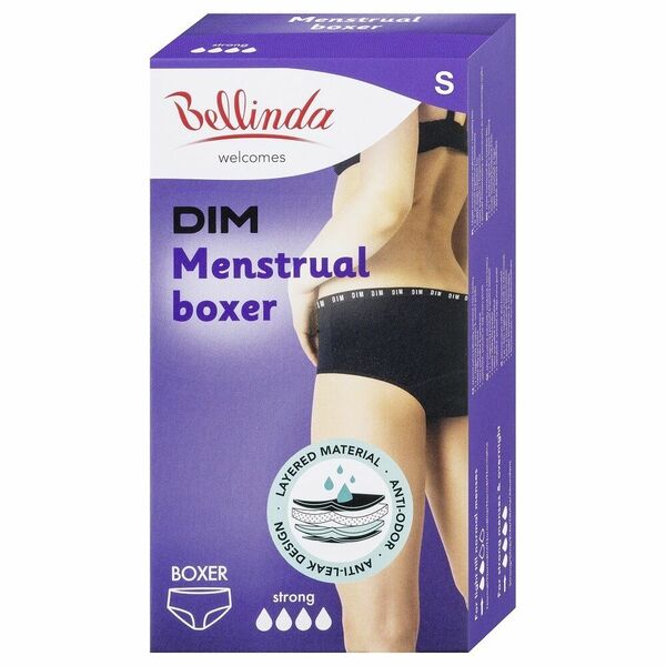 Bellinda Menstruační boxerky strong vel.S 1 ks černé porovnat ceny