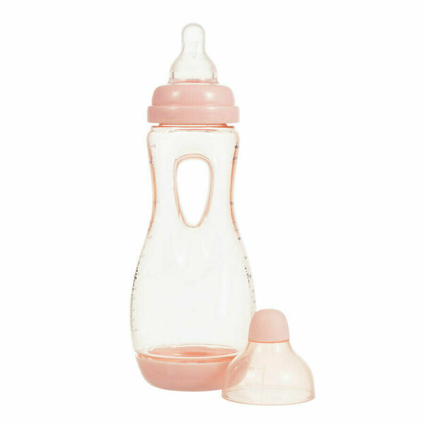 Difrax Lehce uchopitelná dětská lahvička, antikolik, růžová, 240ml porovnat ceny