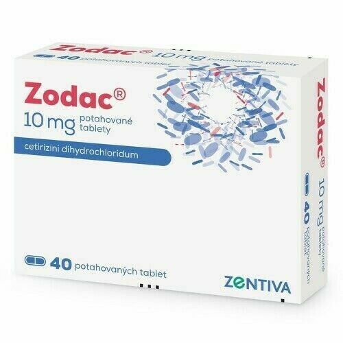 ZODAC 10MG potahované tablety 40 porovnat ceny
