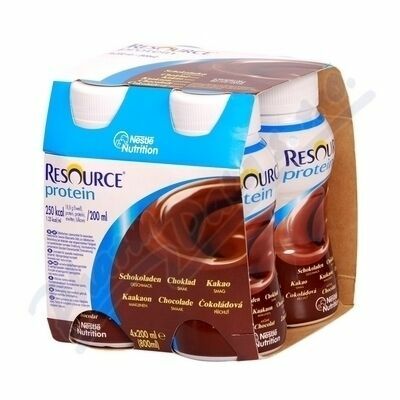 RESOURCE PROTEIN ČOKOLÁDOVÝ 4X200 ML perorální SOL 4X200ML porovnat ceny
