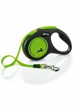 Vodítko Flexi Neon S Pásek 5m/15kg černá/zelená New porovnat ceny