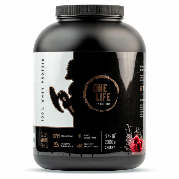 ONE LIFE 100 % Whey protein višeň 2 kg porovnat ceny