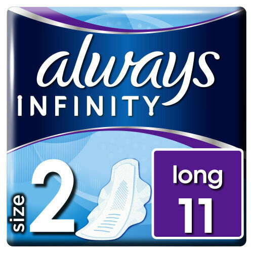 Always Infinity Long velikost 2 s křidélky 11ks porovnat ceny