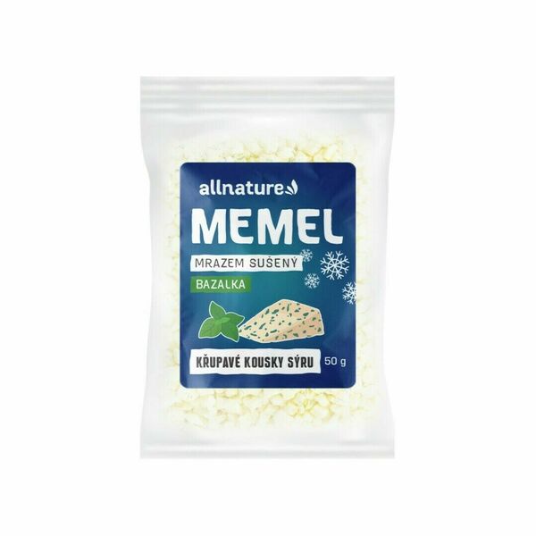 Allnature Memel sušený mrazem s bazalkou 50g porovnat ceny